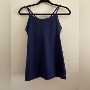 Patagonia Shirt Womens Medium Navy Blue Cami Tank Top Strappy Activewear Yoga